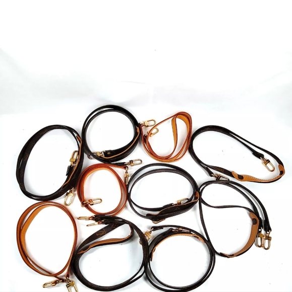 Louis Vuitton leather Monogram Shoulder strap - Picture 2 of 2